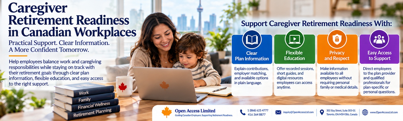 How Can Canadian Businesses Support Employees With Caregiving Responsibilities So They Do Not Fall Behind on Retirement Readiness?